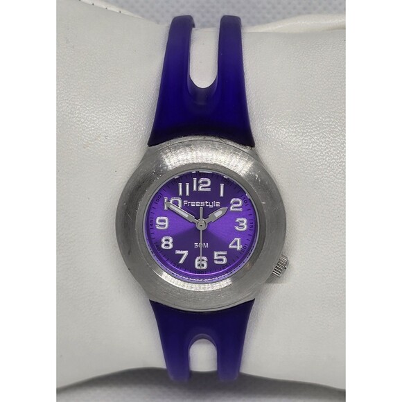 Freestyle Accessories - Women's Freestyle Sunny Purple Plastic Bangle Watch 61855 14